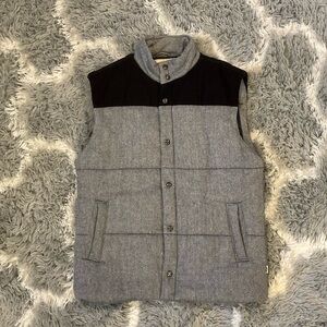 Levi's Gray and Black Corduroy Vest
